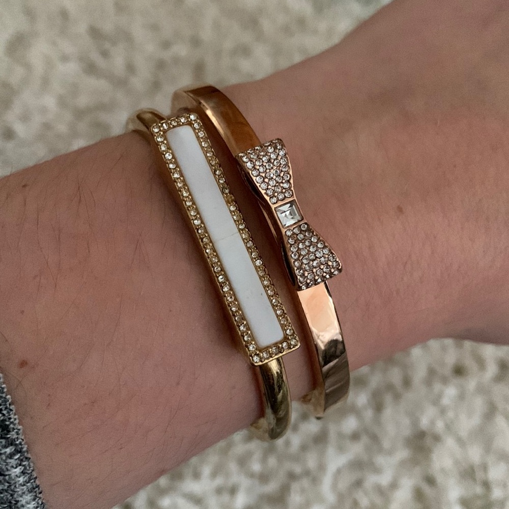 Kate Spade bracelets.